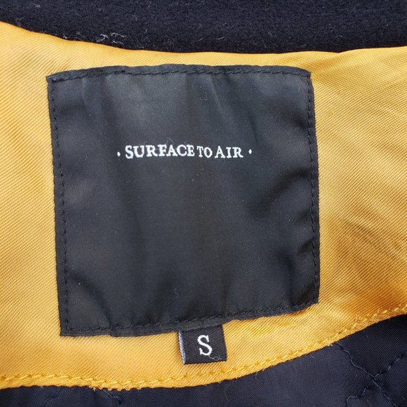 Surface to Air black wool men's bomber jacket - size S - Picture 5 of 11